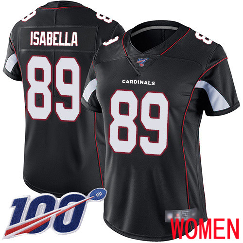 Arizona Cardinals Limited Black Women Andy Isabella Alternate Jersey NFL Football #89 100th Season Vapor Untouchable